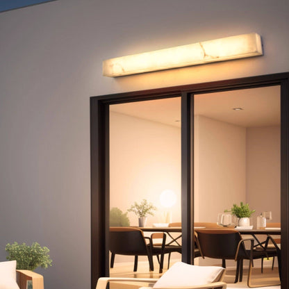 Dara Long Alabaster Wall Sconce