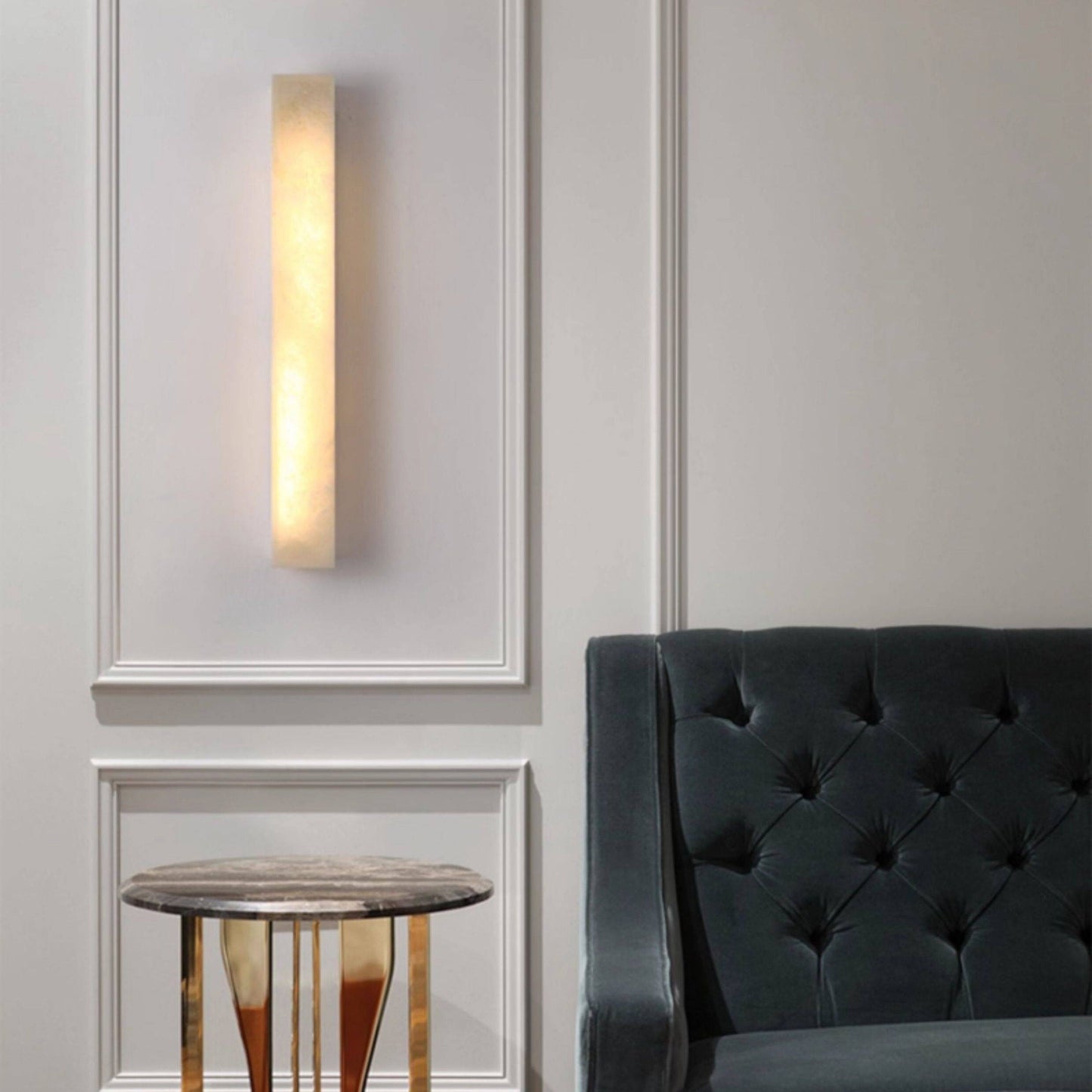 Dara Long Alabaster Wall Sconce