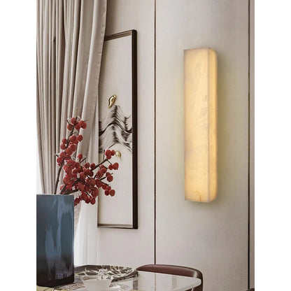 Dara Long Alabaster Wall Sconce