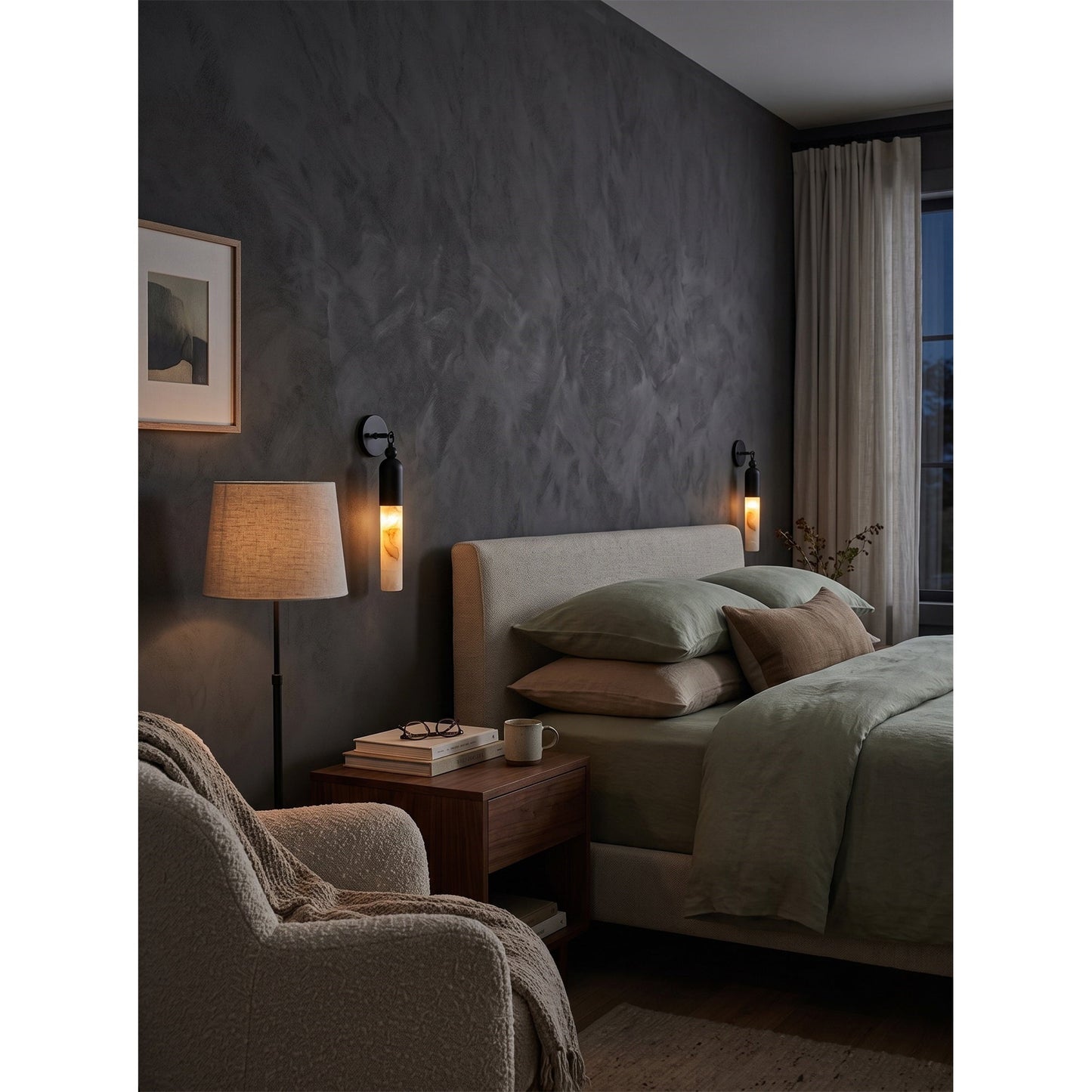 Penhale Alabaster Wall Sconce