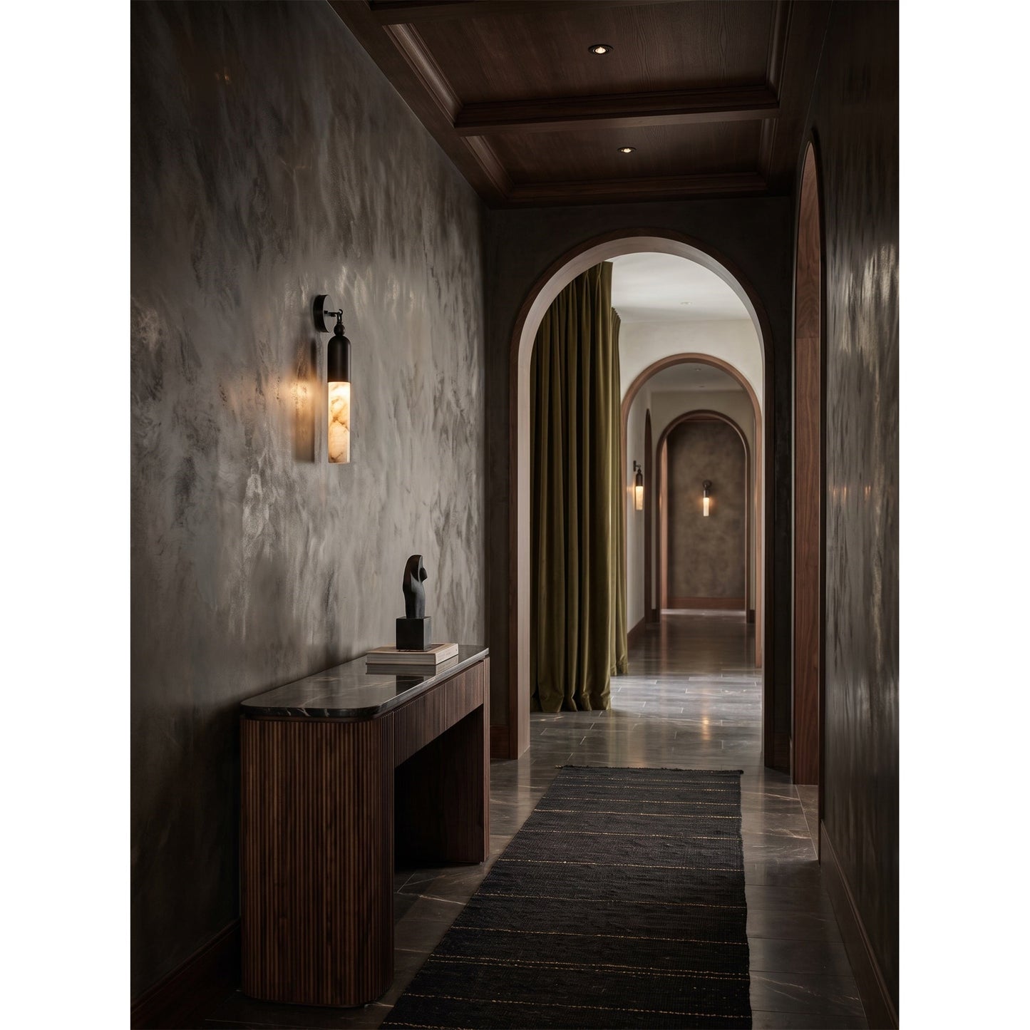Penhale Alabaster Wall Sconce