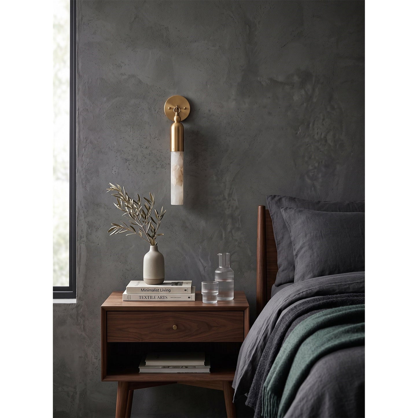 Penhale Alabaster Wall Sconce