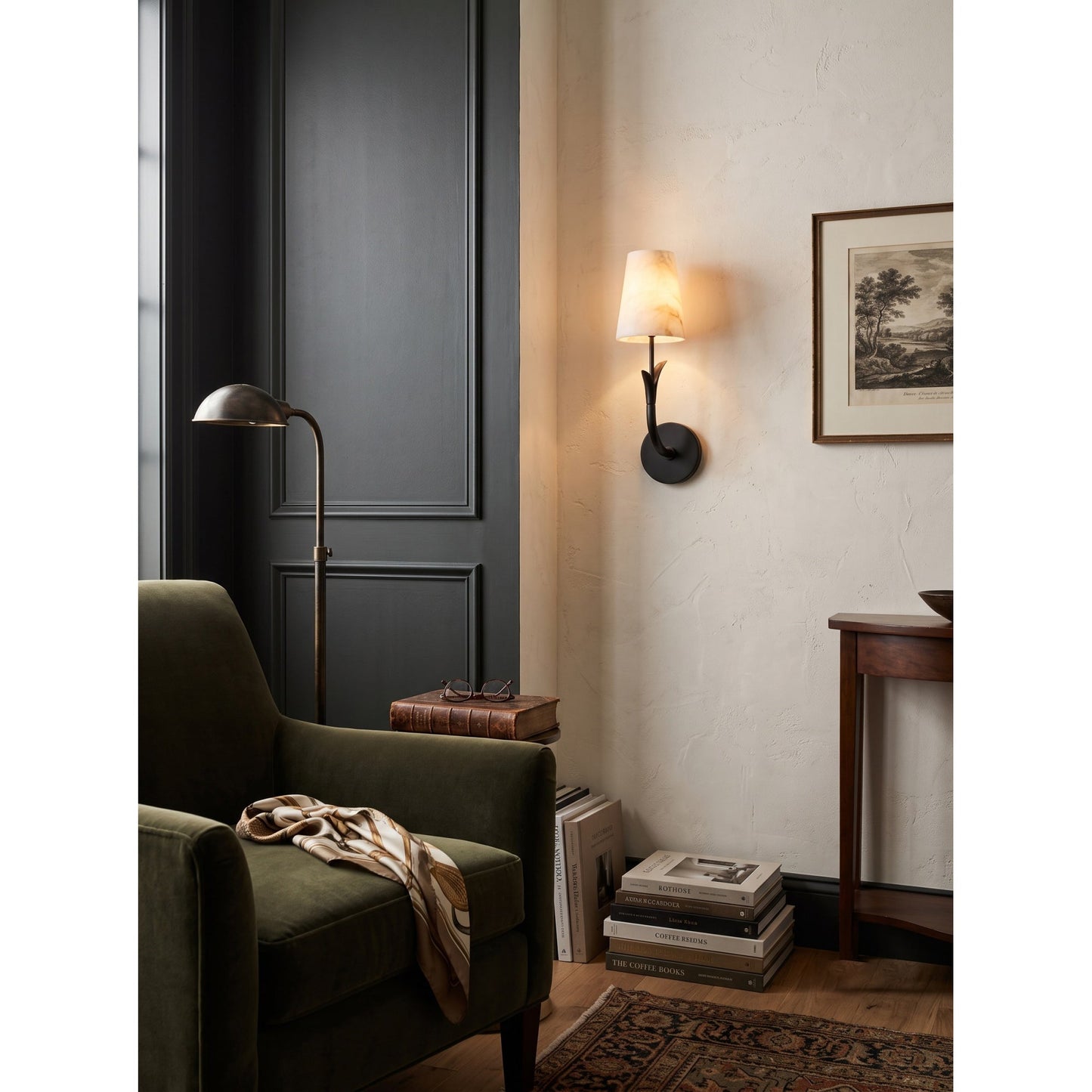 Wynon Alabaster Wall Sconce