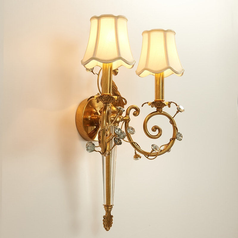 Delphia Peacock Wall Sconce