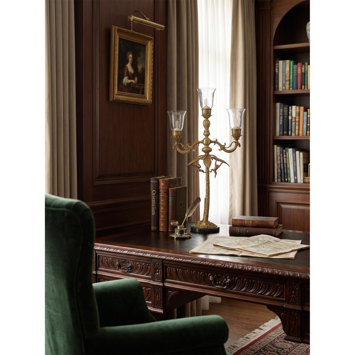 Thalia Palm Table Lamp