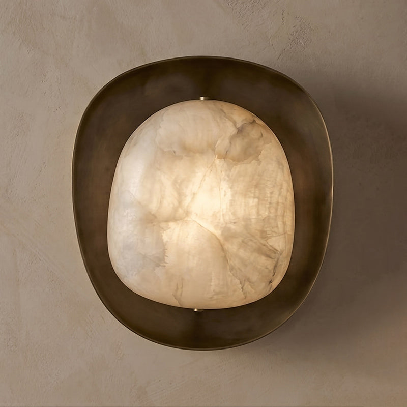 Halis Alabaster Wall Sconce