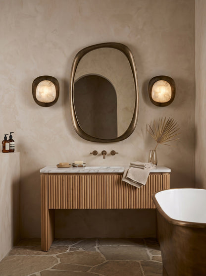 Halis Alabaster Wall Sconce