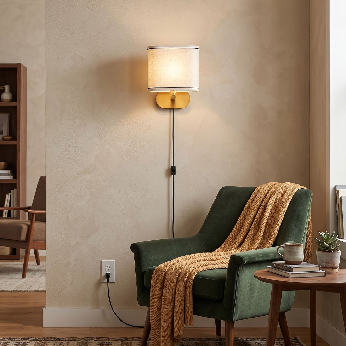Melis Plug-in Wall Sconce