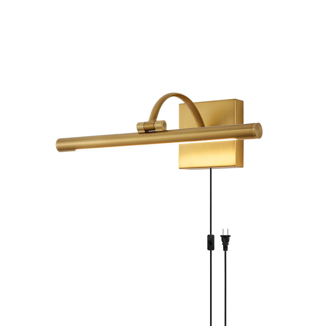 Nerja Brass Plug-in Wall Sconce