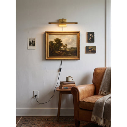 Nerja Brass Plug-in Wall Sconce