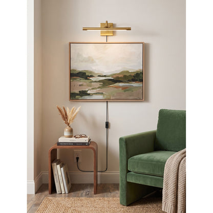 Nerja Brass Plug-in Wall Sconce
