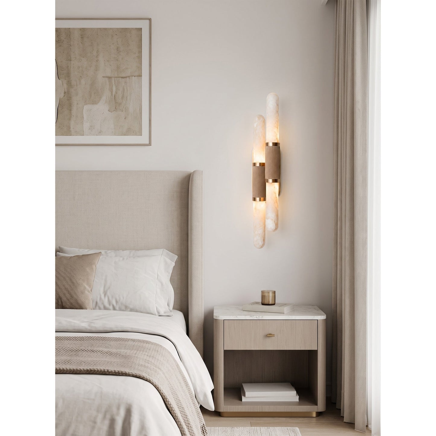 Lirine Alabaster Wall Sconce
