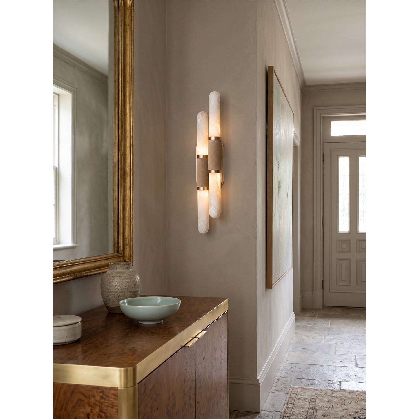 Lirine Alabaster Wall Sconce