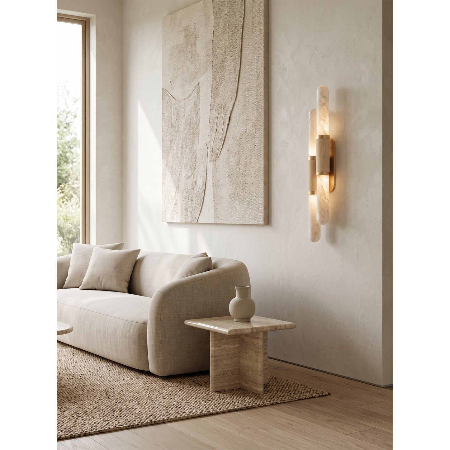 Lirine Alabaster Wall Sconce
