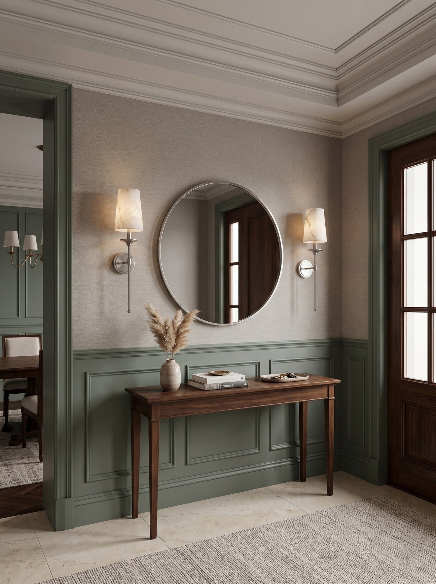 Seren Alabaster Wall Sconce