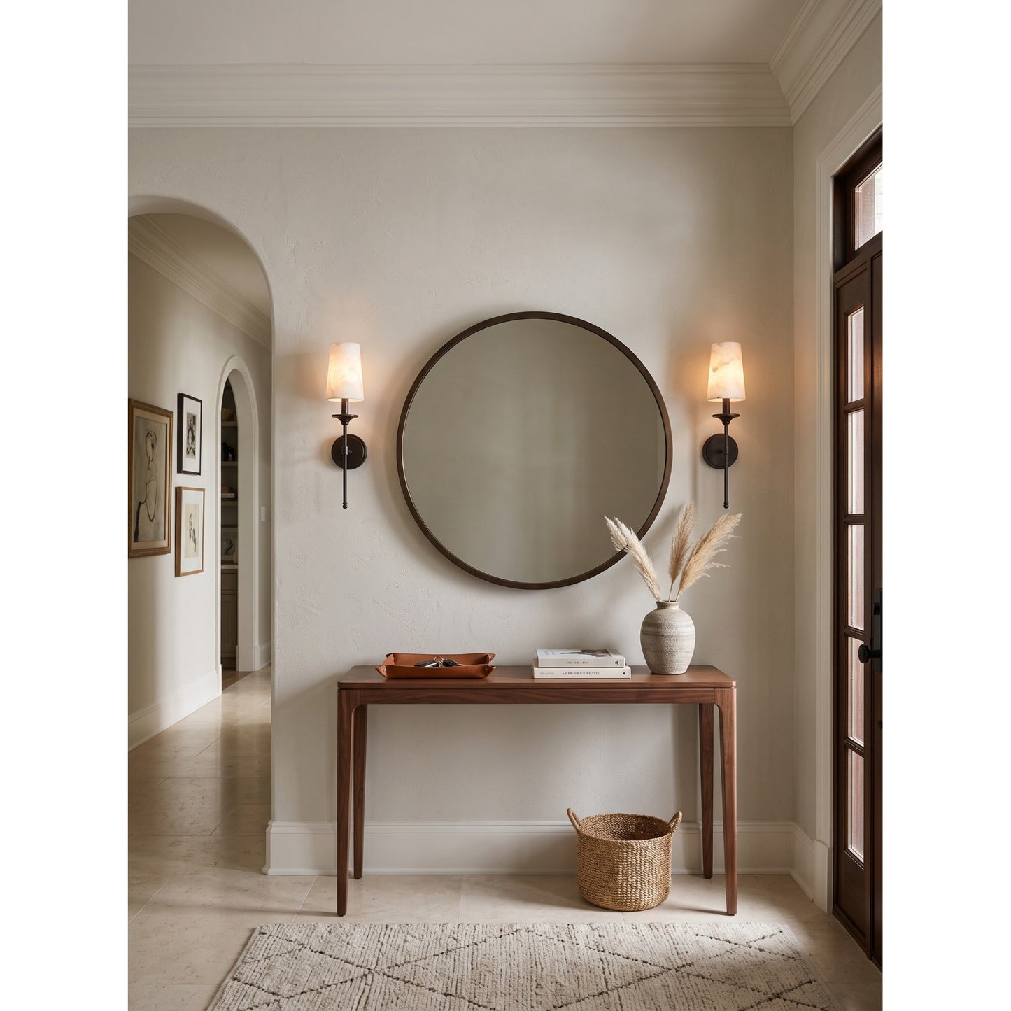 Seren Alabaster Wall Sconce