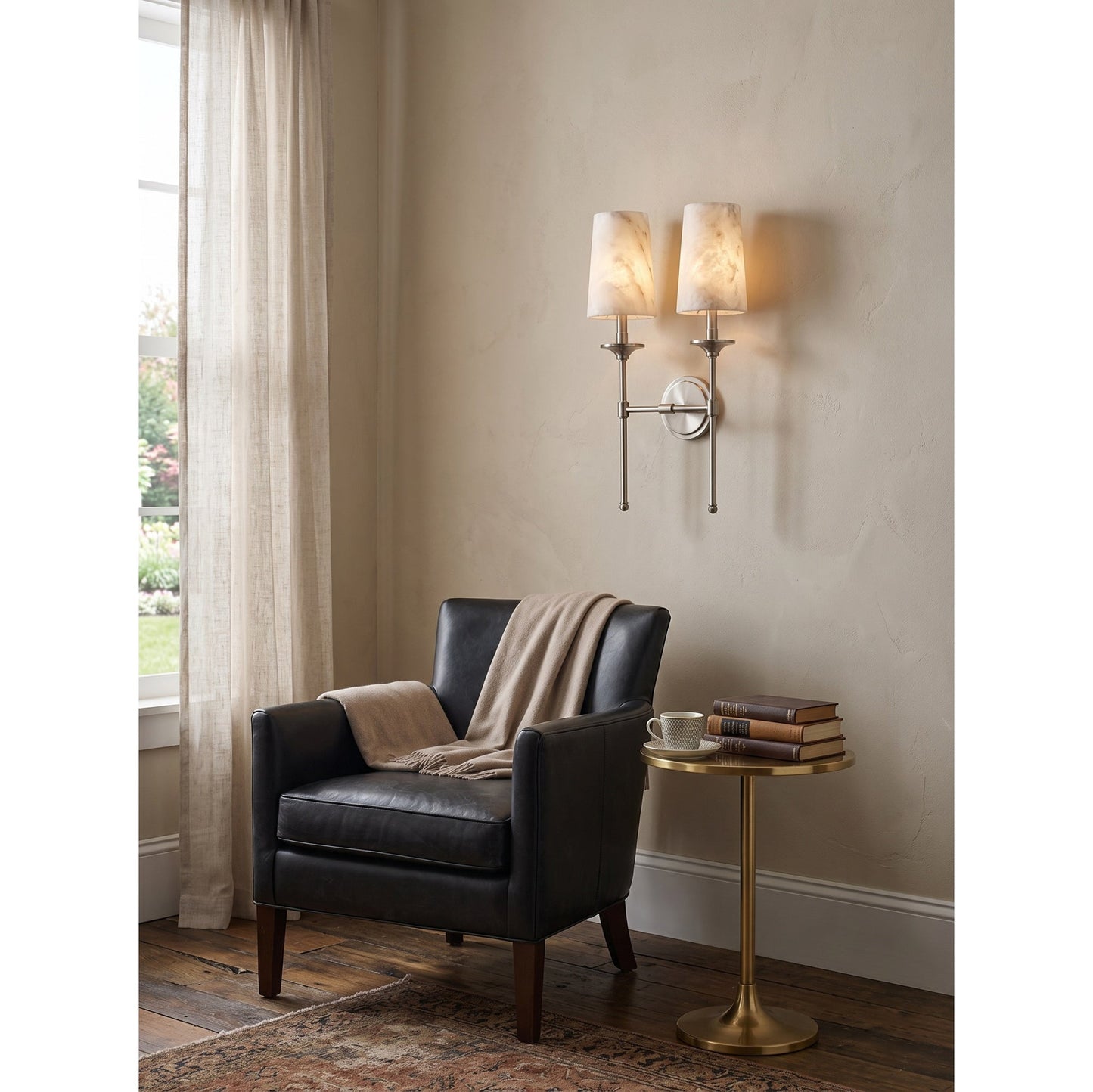 Seren Alabaster Wall Sconce
