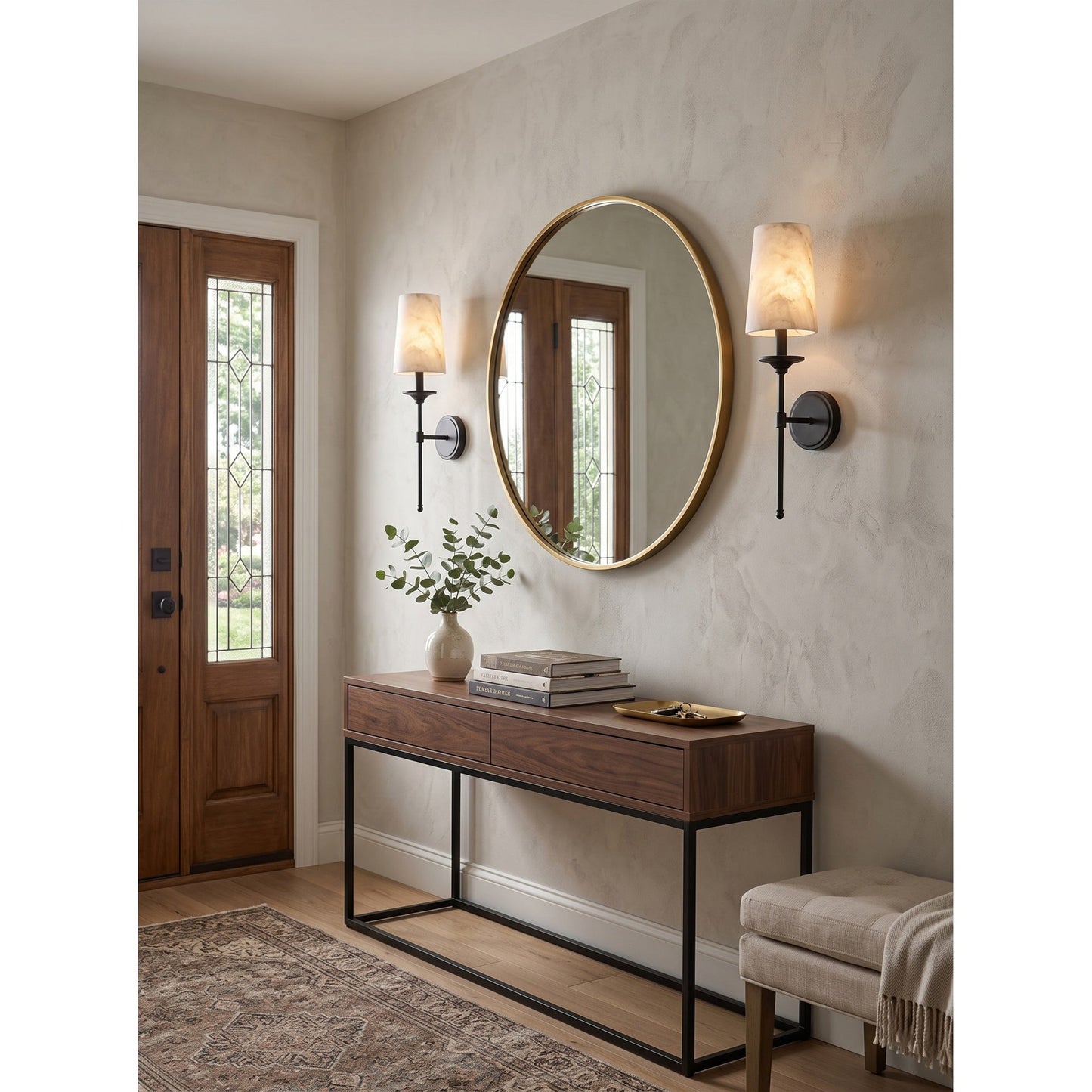 Seren Alabaster Wall Sconce