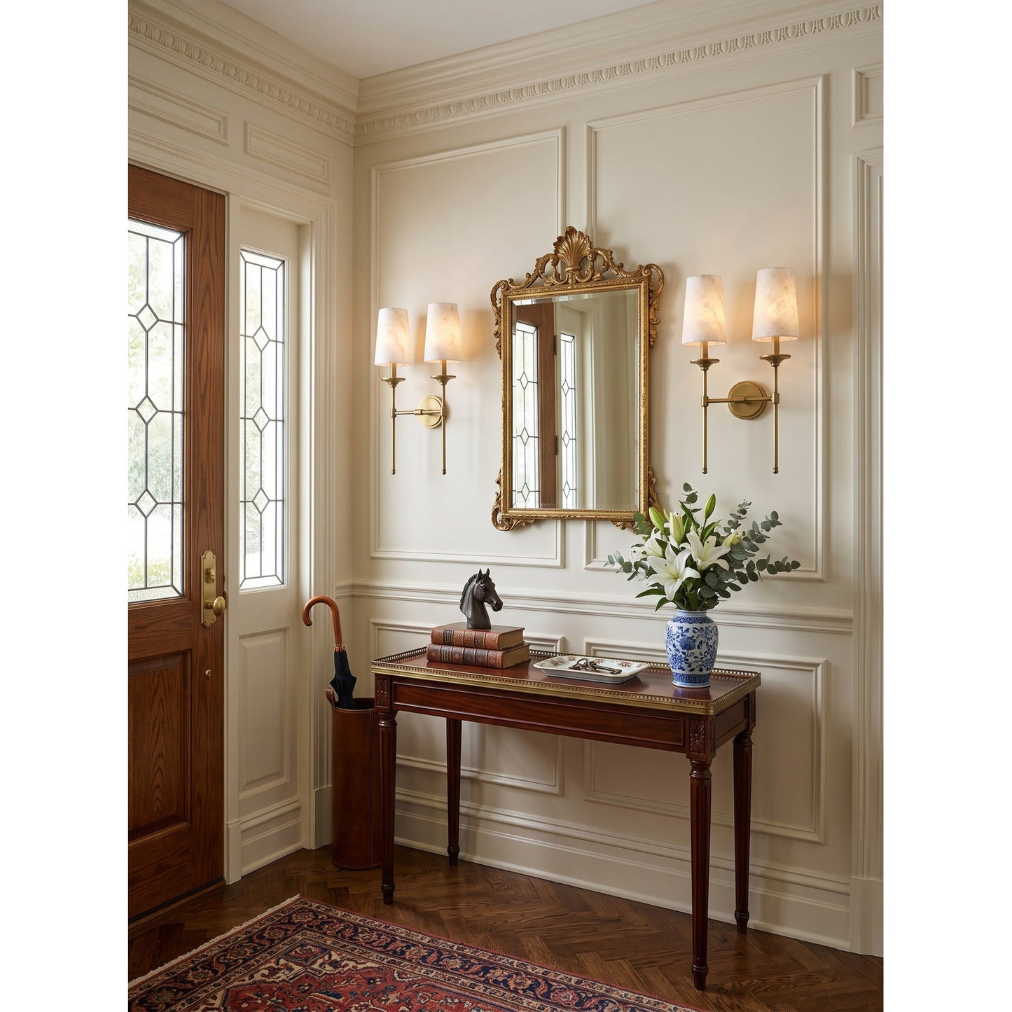 Seren Alabaster Wall Sconce
