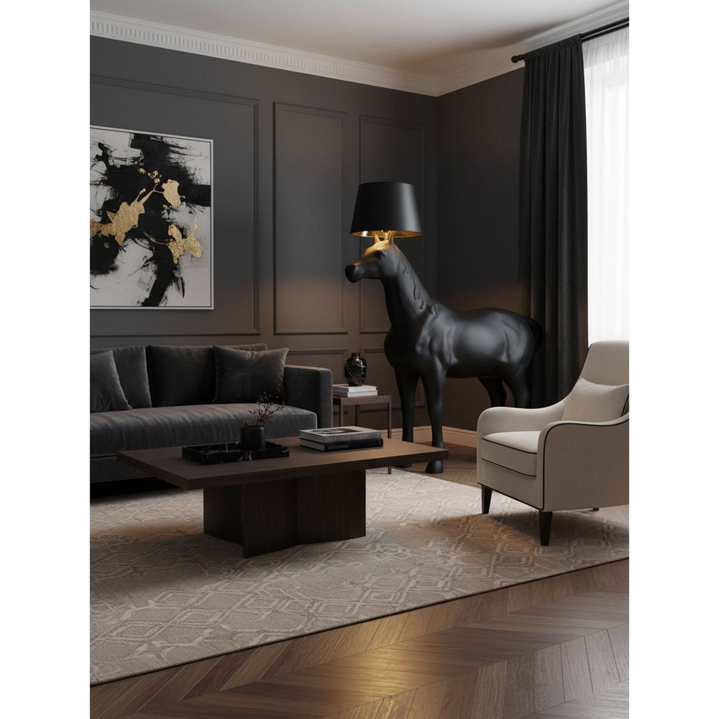 Equine Majesty Floor Lamp