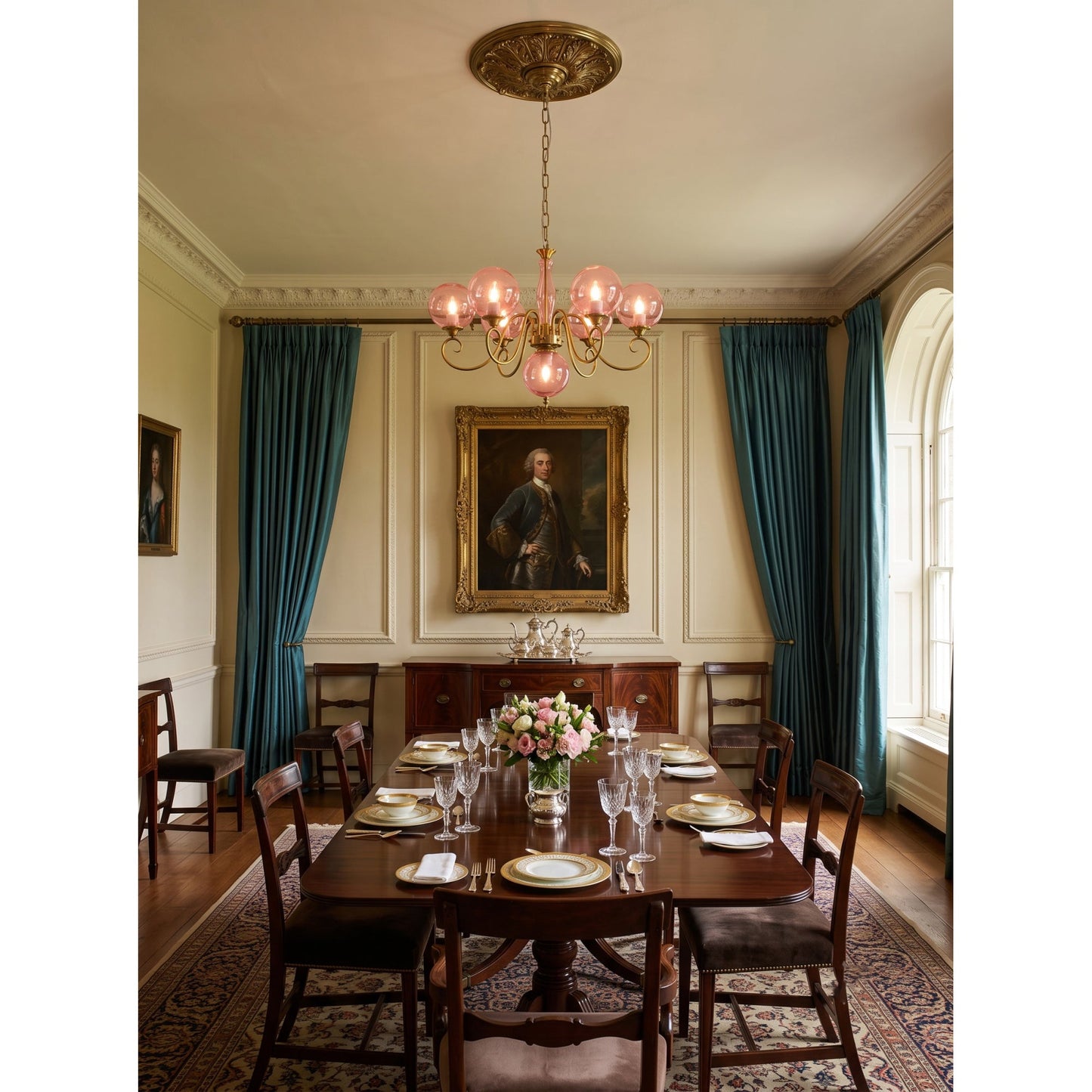 Everard Glass Chandelier
