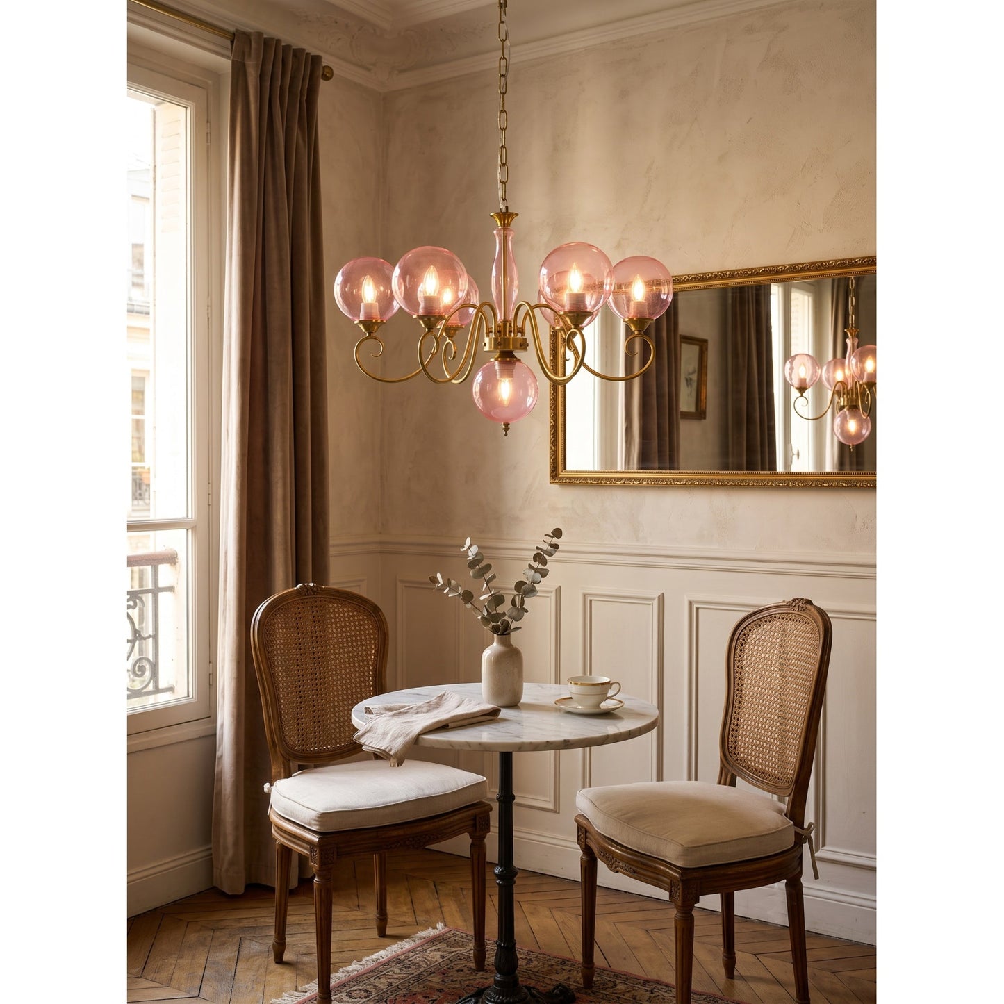 Everard Glass Chandelier