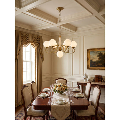 Everard Glass Chandelier