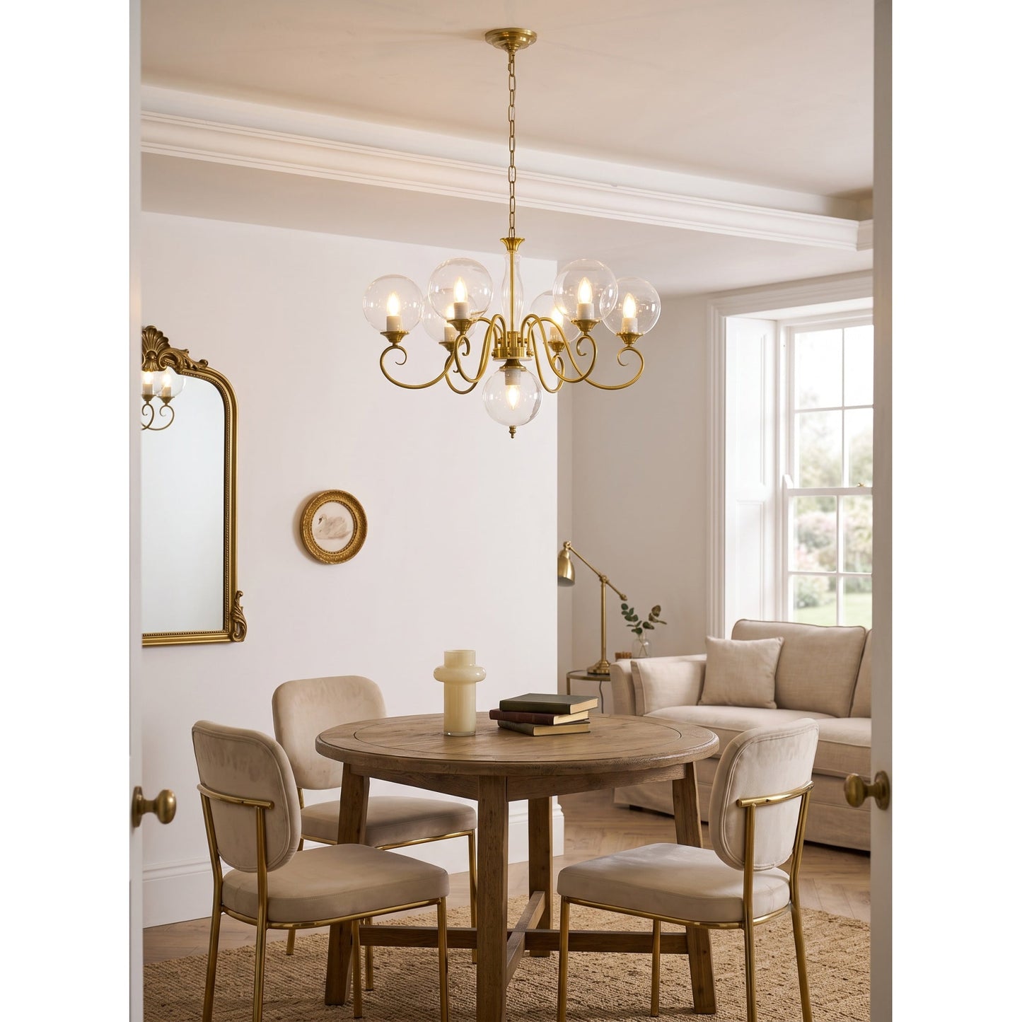 Everard Glass Chandelier