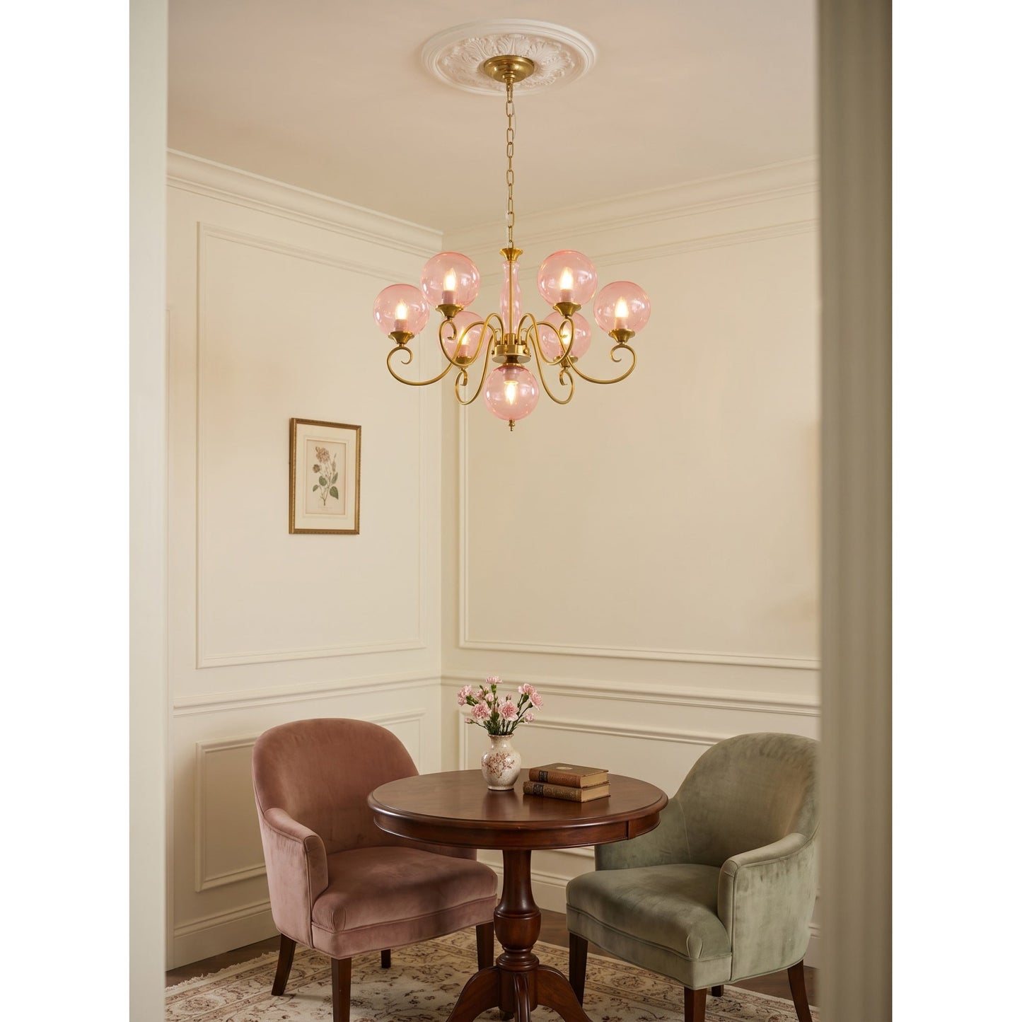 Everard Glass Chandelier