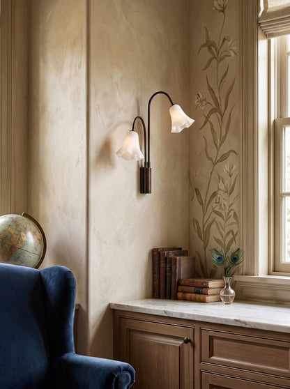 Yaria Glass Wall Sconce
