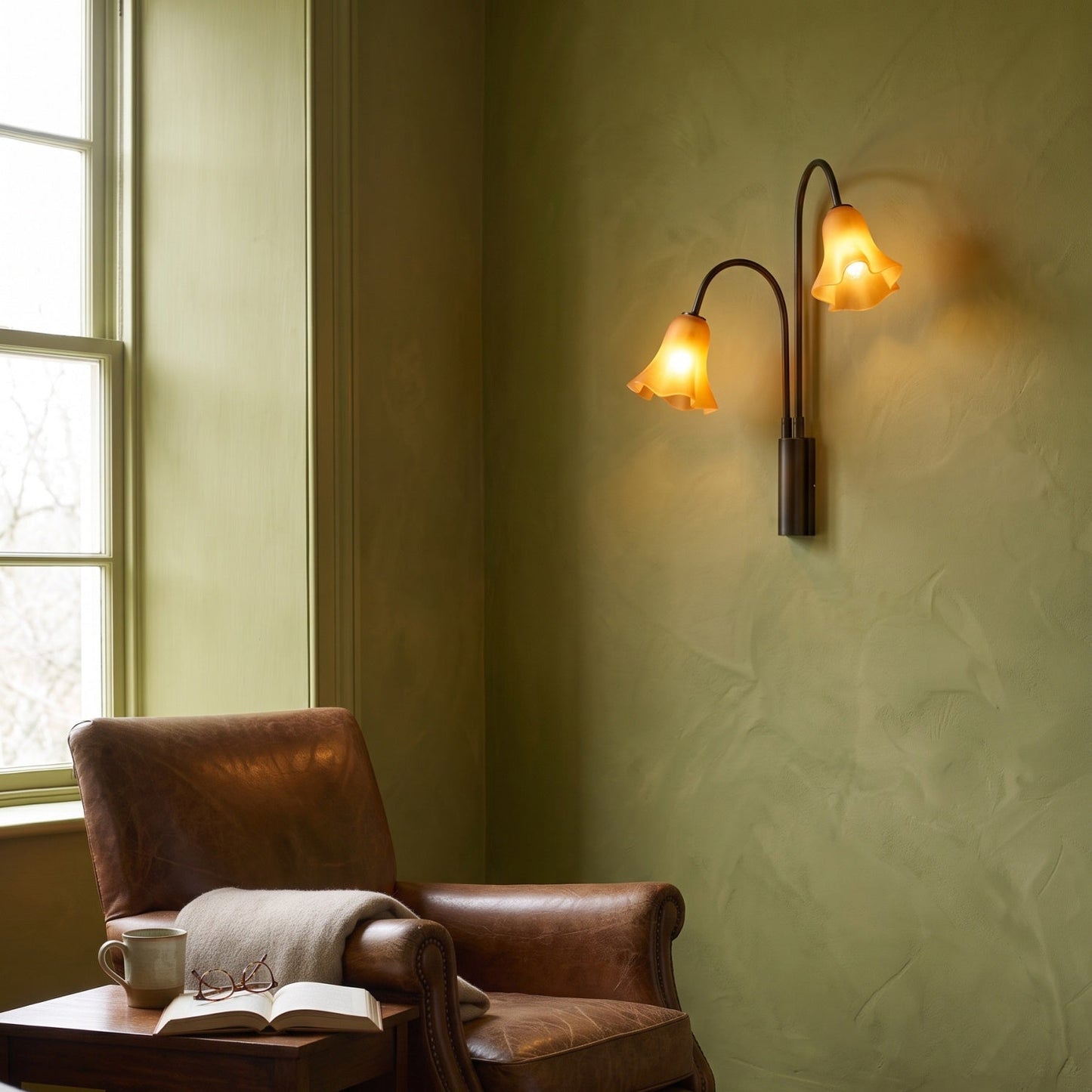 Yaria Glass Wall Sconce