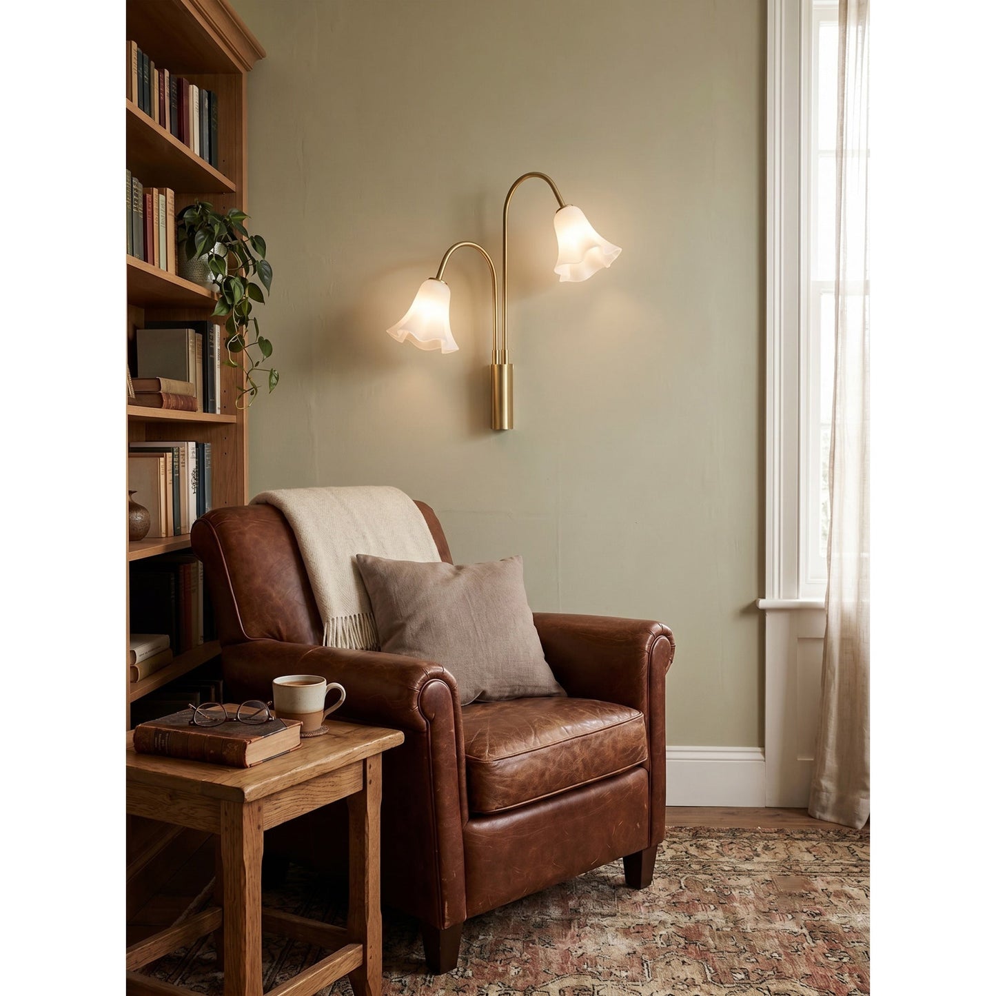 Yaria Glass Wall Sconce