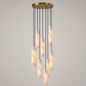 Flute Alabaster Chandelier