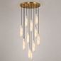 Flute Alabaster Chandelier