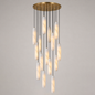 Flute Alabaster Chandelier