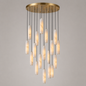 Flute Alabaster Chandelier