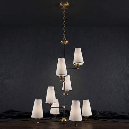 Tiered Tapered Chandelier