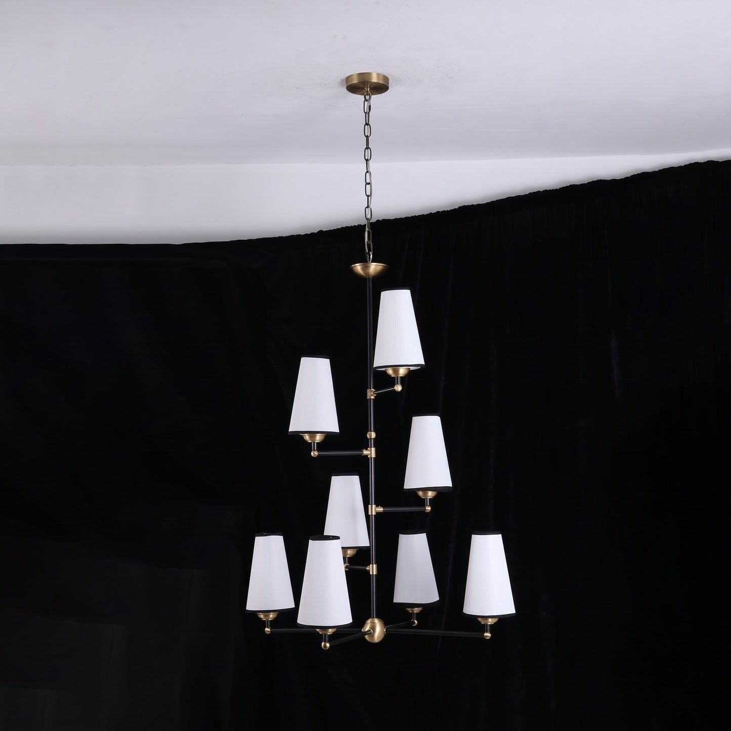 Tiered Tapered Chandelier