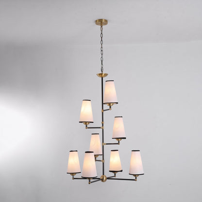 Tiered Tapered Chandelier