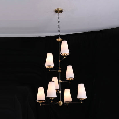Tiered Tapered Chandelier
