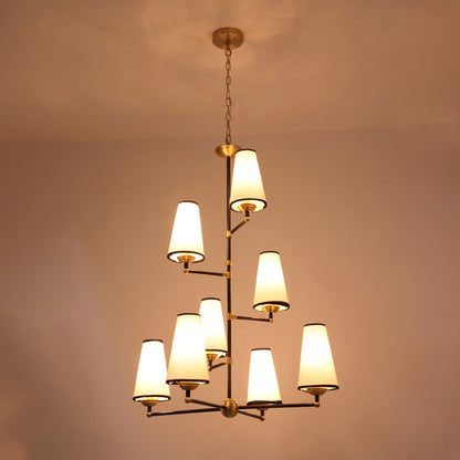 Tiered Tapered Chandelier