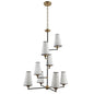 Tiered Tapered Chandelier