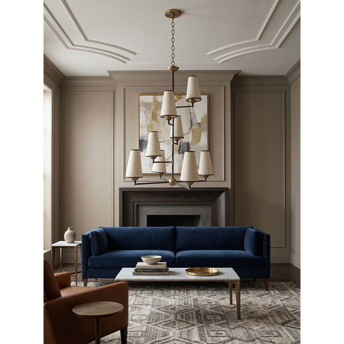 Tiered Tapered Chandelier
