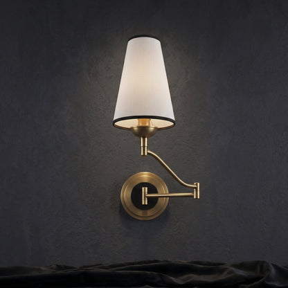 Fontaine Rocker Arm Wall Sconce