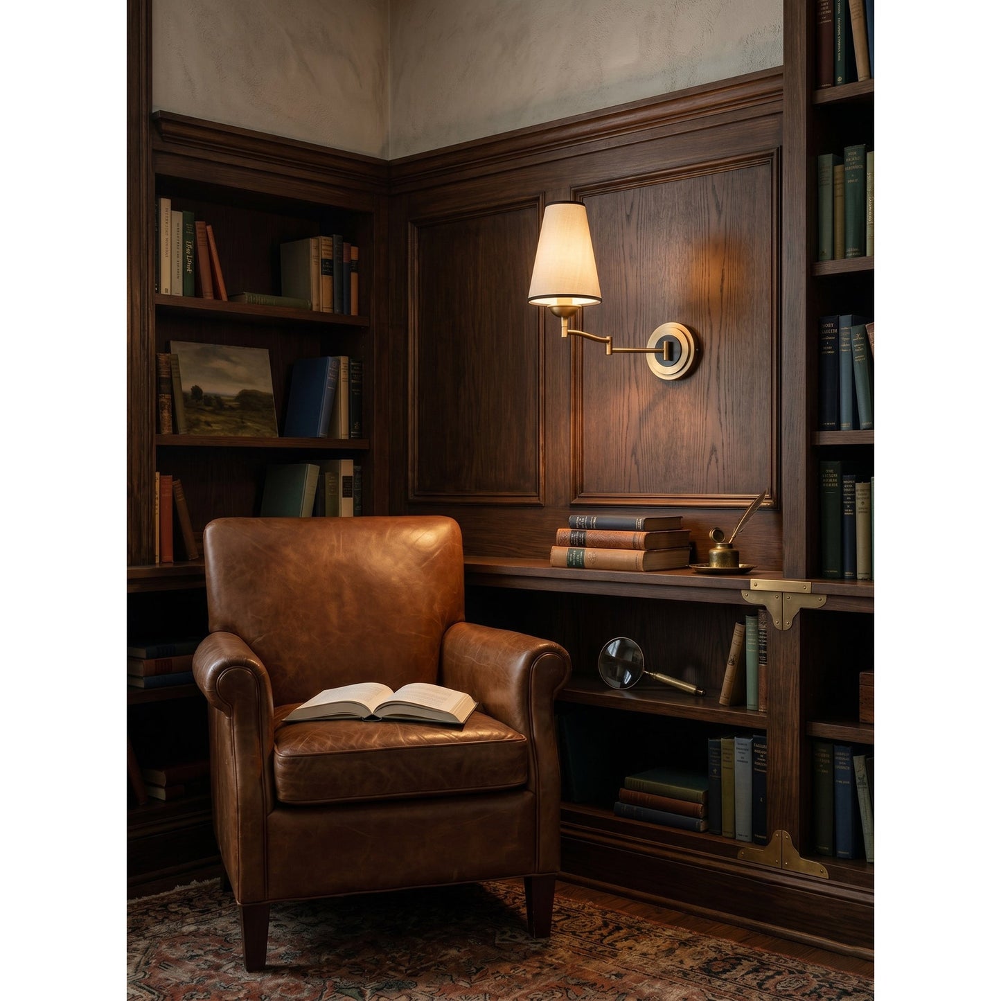 Fontaine Rocker Arm Wall Sconce