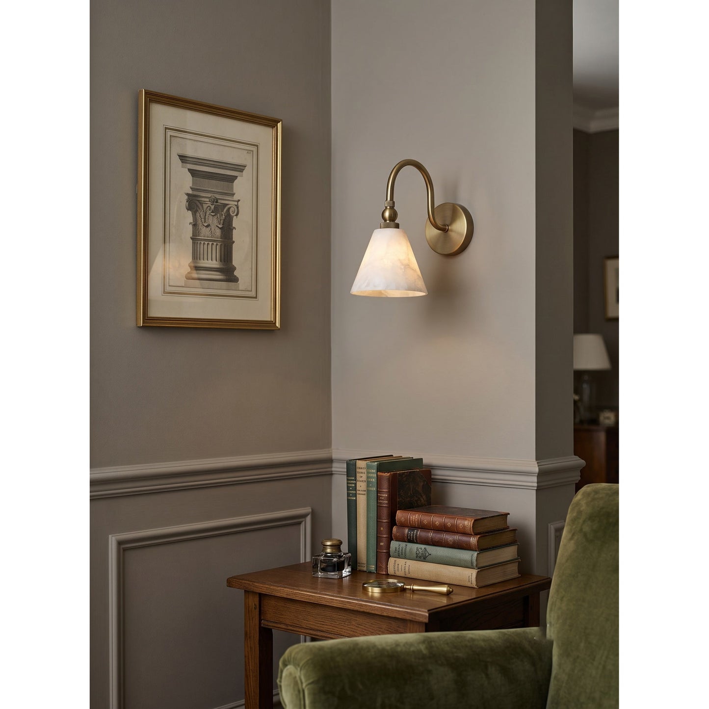 Stanmere Alabaster Wall Sconce