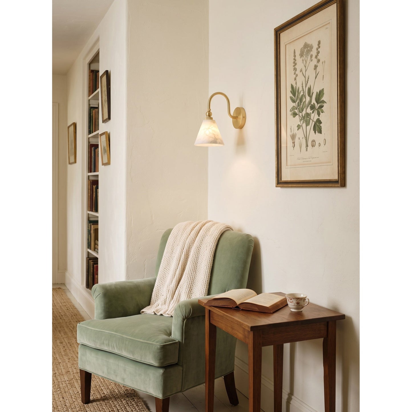 Stanmere Alabaster Wall Sconce