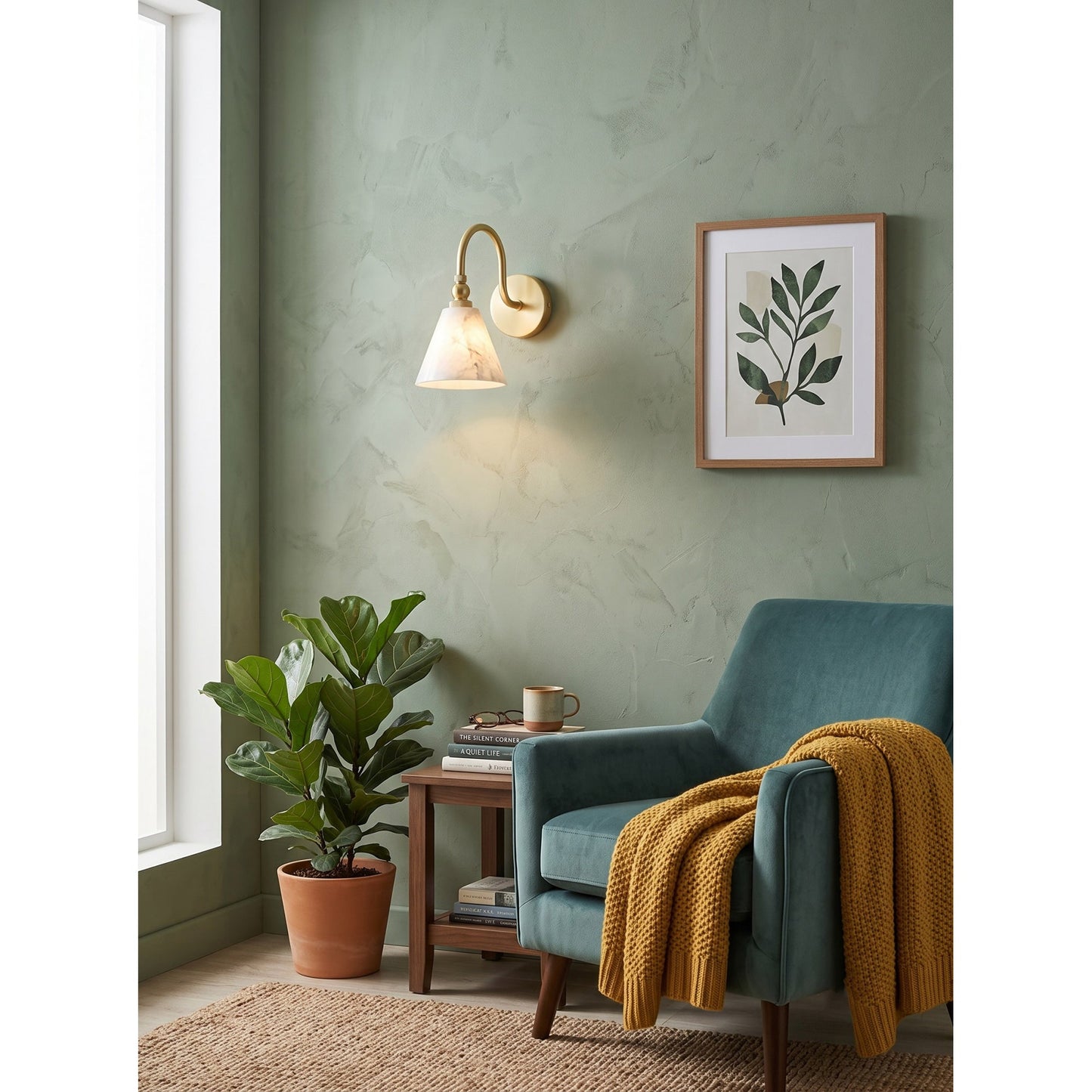 Stanmere Alabaster Wall Sconce