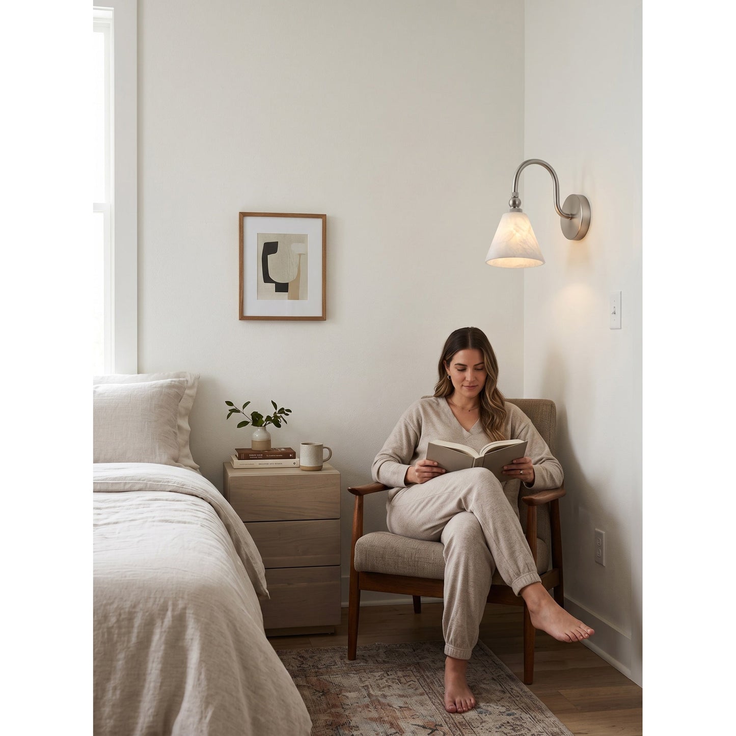 Stanmere Alabaster Wall Sconce