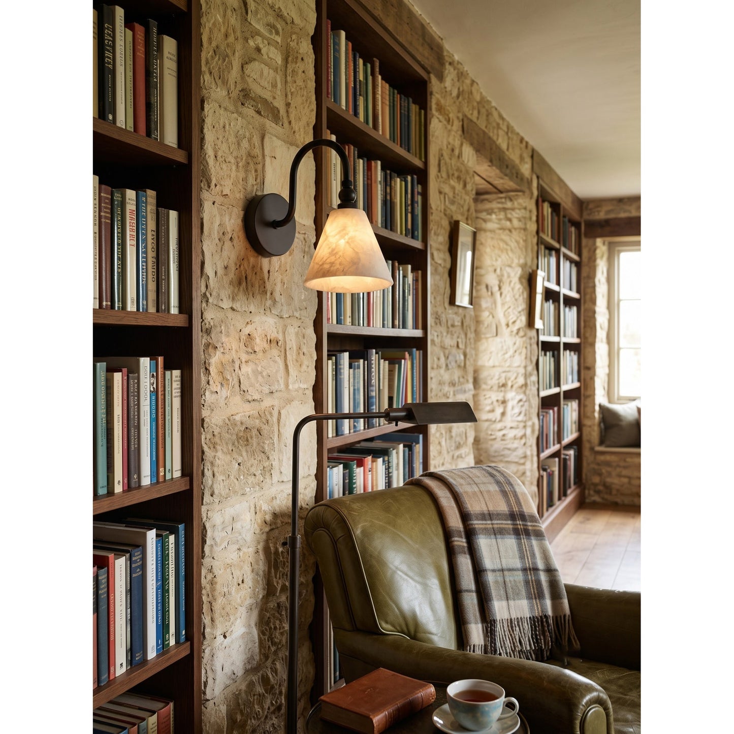 Stanmere Alabaster Wall Sconce